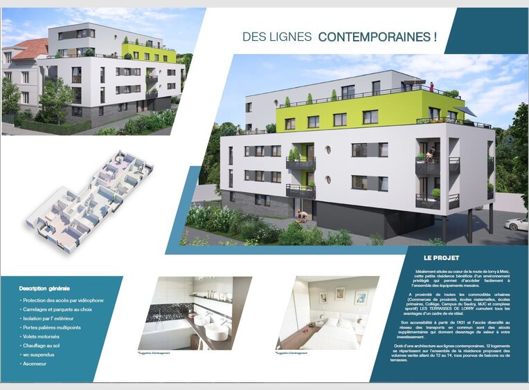 Appartement à vendre F3 à Metz (FR) - Réf. 7251758
