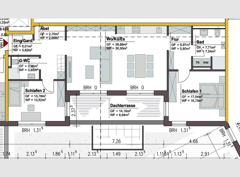 Penthouse-Wohnung zum Kauf 3 Zimmer in Mettlach (DE) - Ref. 6881390