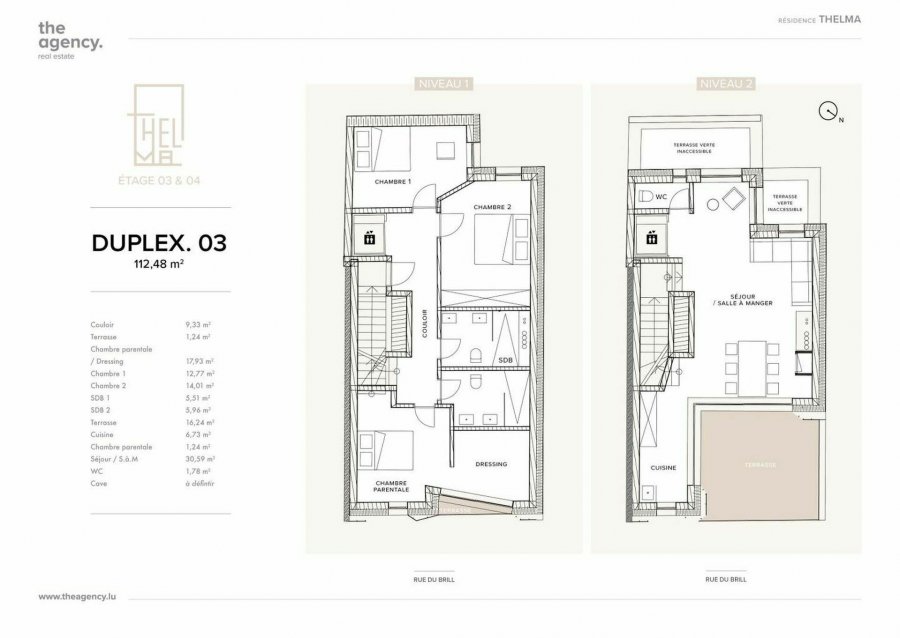 Duplex à vendre 2 chambres à Esch-sur-Alzette