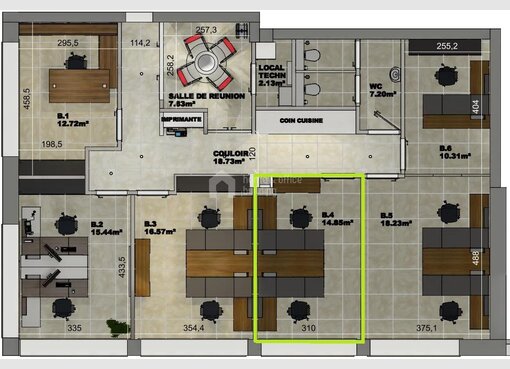 Bureau à louer à Weiswampach - Réf. 7283358