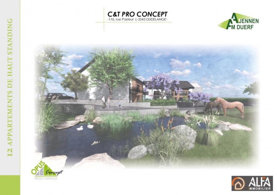 Appartement à vendre 2 chambres à Moutfort