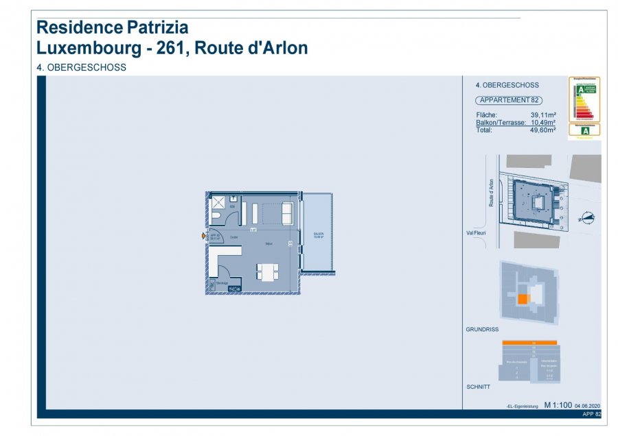 Studio à vendre à Luxembourg-Belair