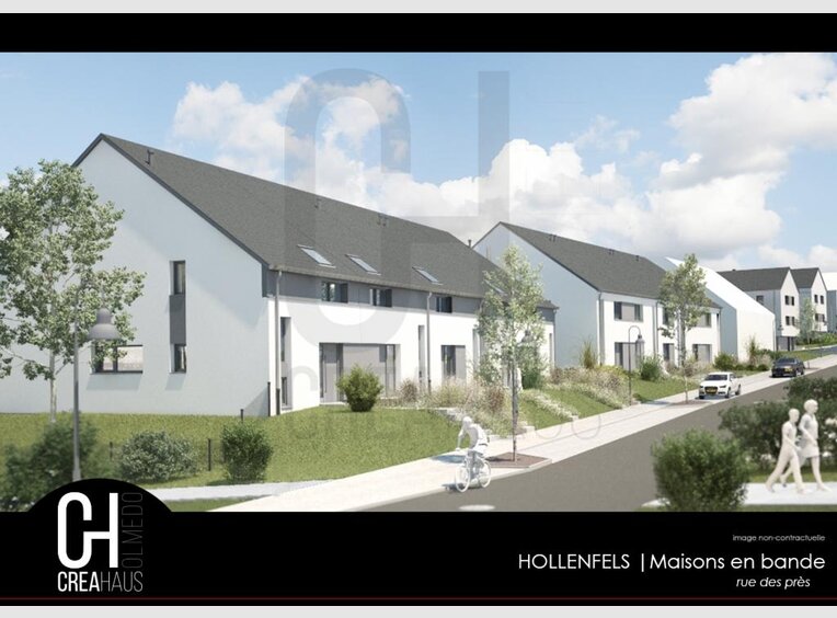 Maison mitoyenne à vendre 3 Chambres à Hollenfels (LU) - Réf. 6188206