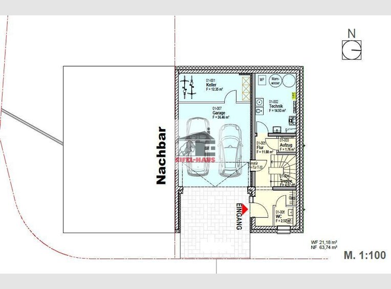 Haus zum Kauf 3 Zimmer in Wasserbillig (LU) - Ref. 6371038