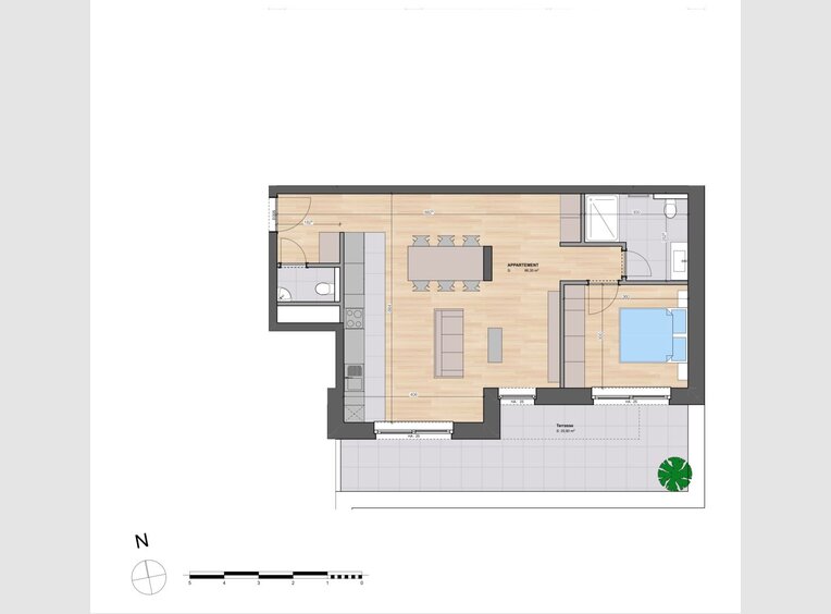 Appartement à vendre 1 Chambre à Ettelbruck (LU) - Réf. 6848238