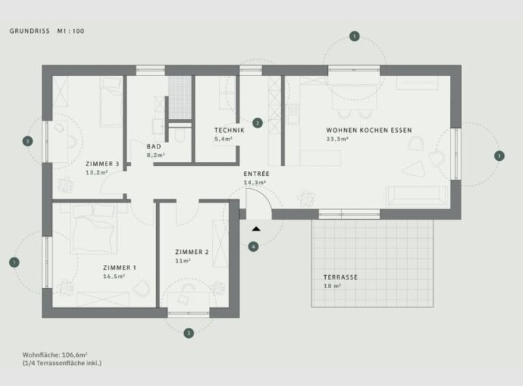 Maison à vendre 4 Pièces à Trier (DE) - Réf. 6979310