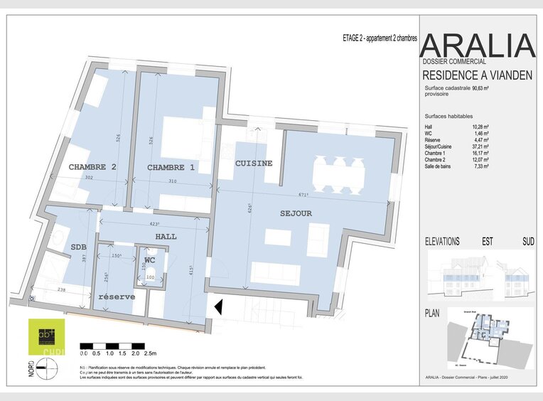 Appartement à vendre 2 Chambres à Vianden (LU) - Réf. 6900751