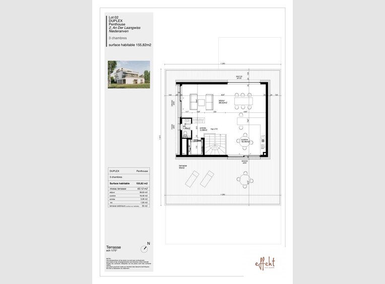 Penthouse-Wohnung zum Kauf 3 Zimmer in Niederanven (LU) - Ref. 6683663