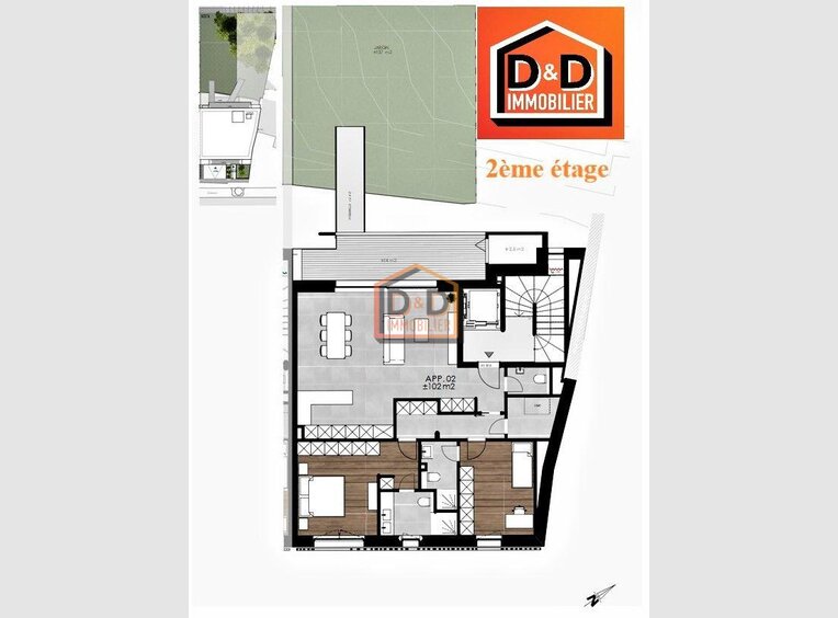 Apartment for sale 2 bedrooms in Luxembourg (LU) - Ref. 6906143