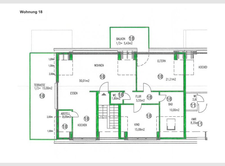 Penthouse à vendre 3 Pièces à Trier (DE) - Réf. 7181599