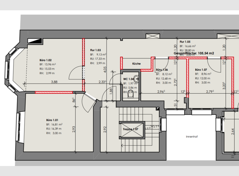 Bureau à louer à Luxembourg-Centre ville - Réf. 7332431