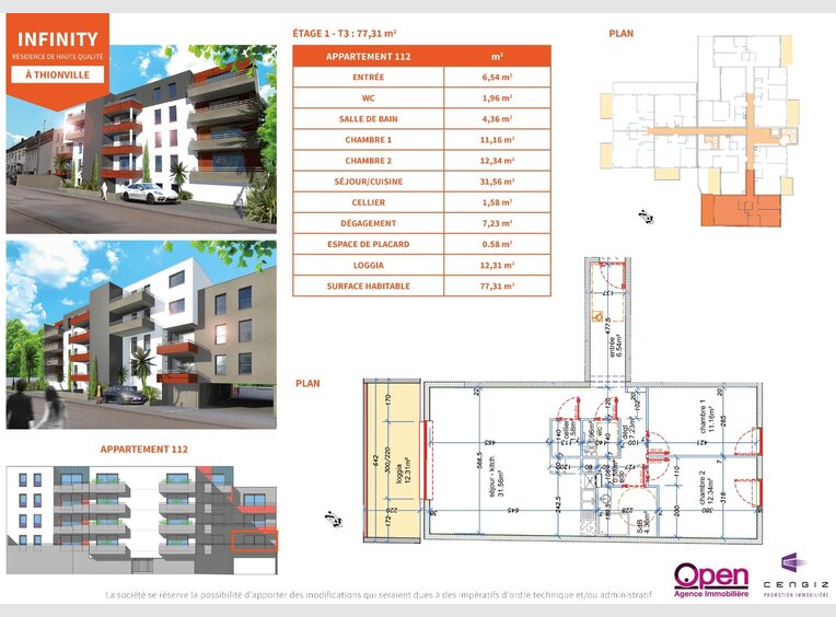 Apartment for sale in Thionville (FR) - Ref. 6731088