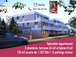Appartement à vendre 3 Chambres à Erpeldange (Ettelbruck) - Réf. 7335023