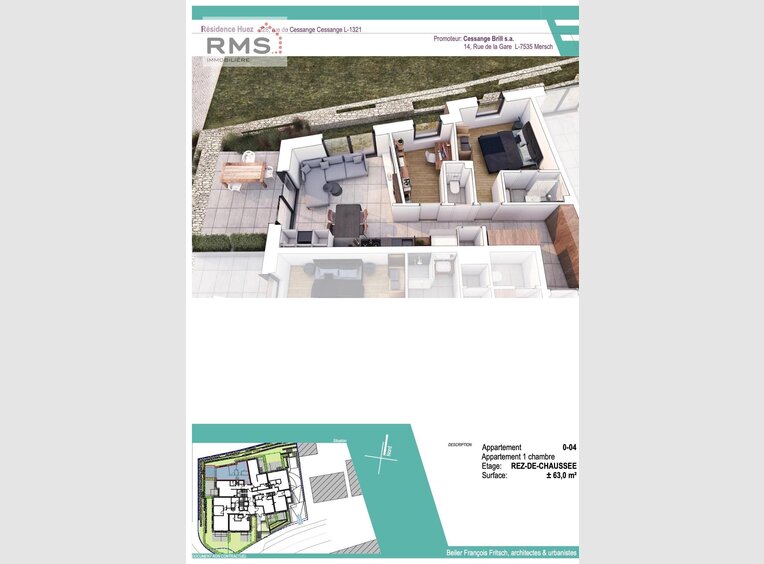 Apartment for sale 1 bedroom in Luxembourg (LU) - Ref. 6720383