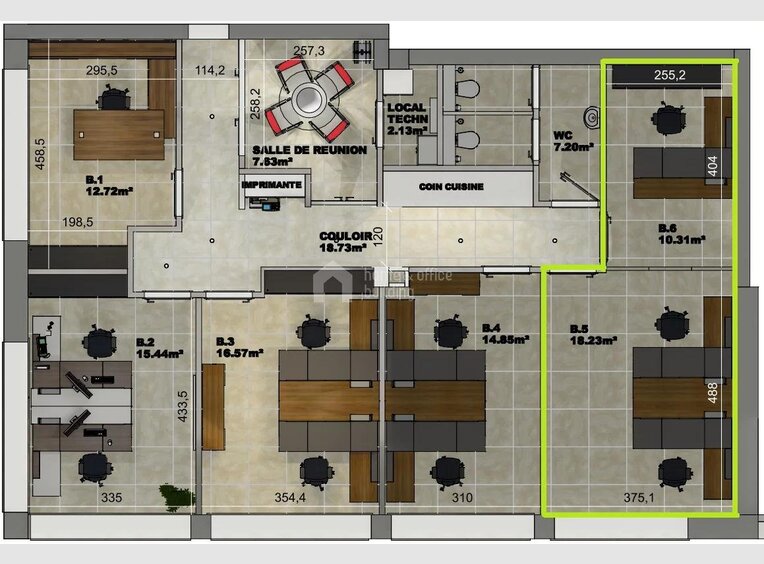 Bureau à louer à Weiswampach - Réf. 7283359