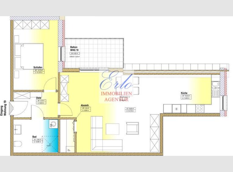 Appartement à vendre 2 Pièces à Zerf (DE) - Réf. 6681503