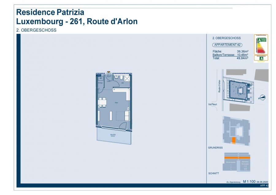 Studio à vendre à Luxembourg-Belair