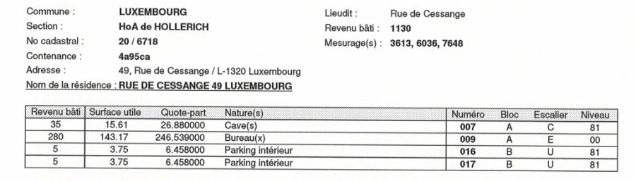 Bureau à louer à Luxembourg-Hollerich