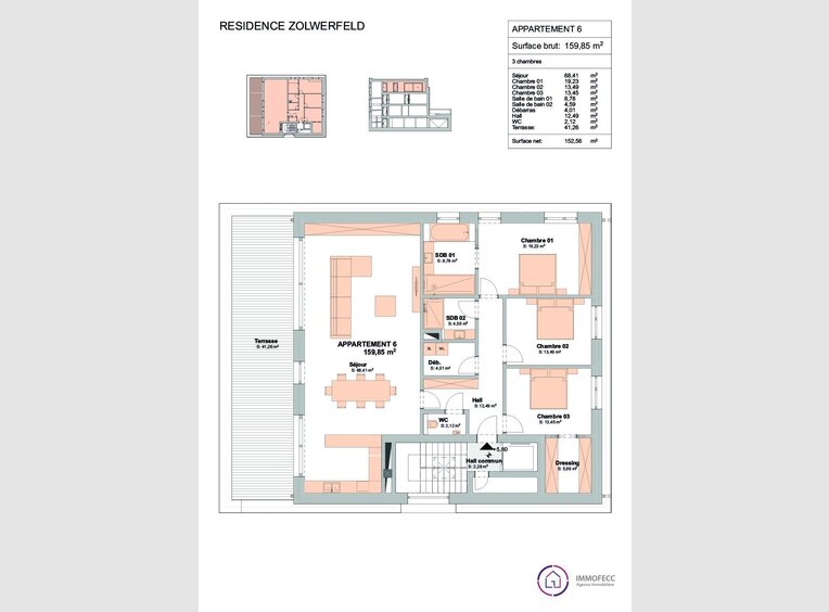 Appartement à vendre 3 Chambres à Capellen (LU) - Réf. 7031471