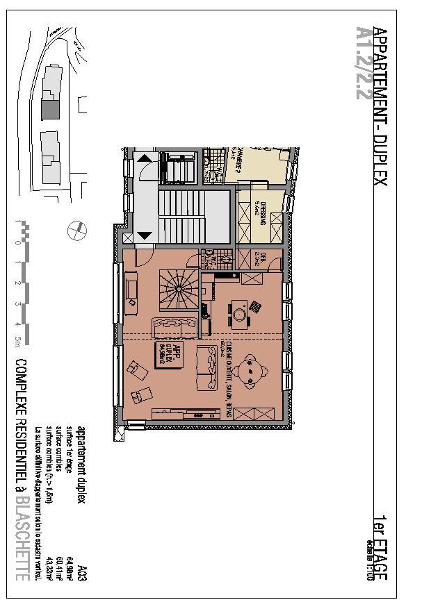 Appartement à vendre 2 chambres à Blaschette