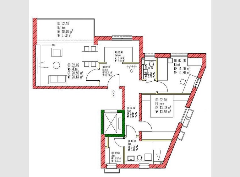 Appartement à vendre 3 Pièces à Trier (DE) - Réf. 7213247