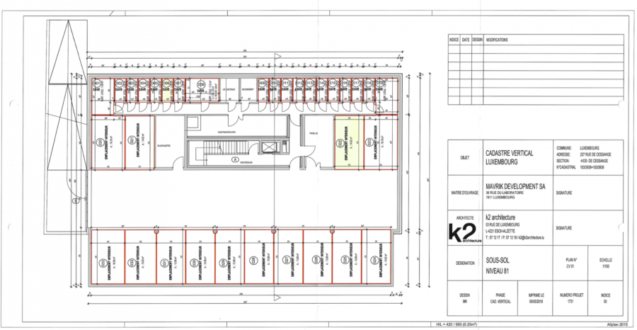 Wohnung zu verkaufen 1 Schlafzimmer in Luxembourg-Cessange