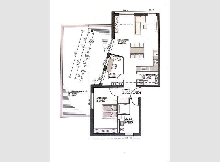 Penthouse à vendre 3 Pièces à Merzkirchen (DE) - Réf. 7227615