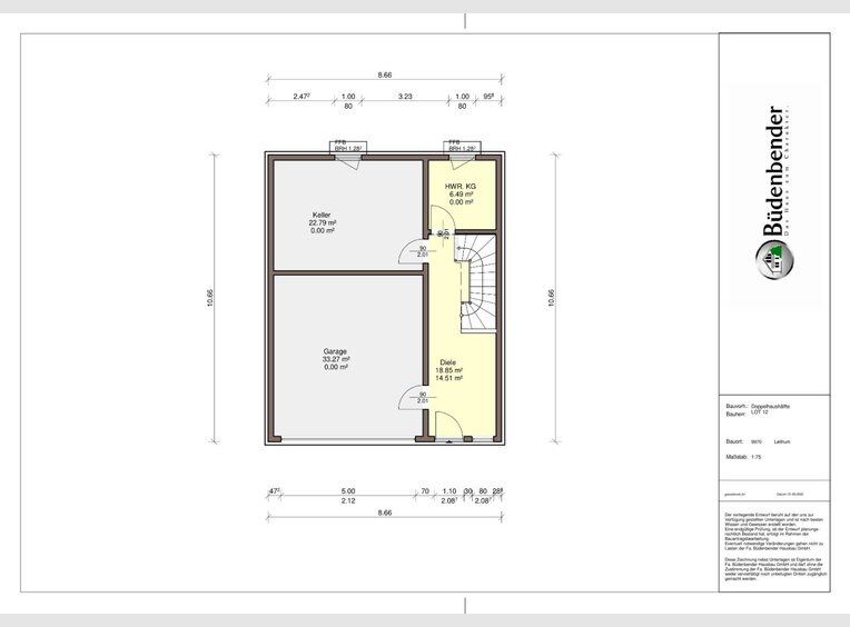 Doppelhaushälfte zum Kauf 4 Zimmer in Leithum (LU) - Ref. 6936047