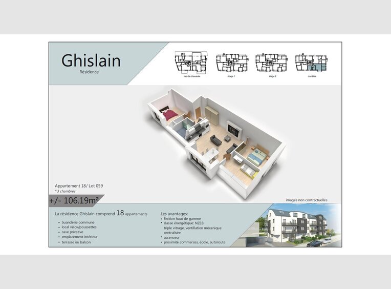 Appartement à vendre 3 Chambres à Rodange - Réf. 7041007