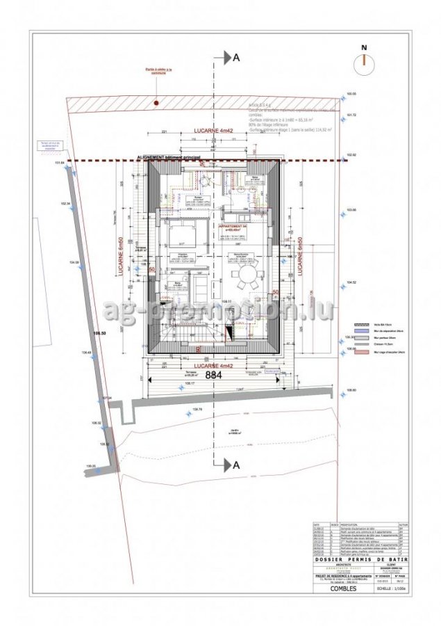 Appartement à vendre 2 chambres à Luxembourg-Muhlenbach