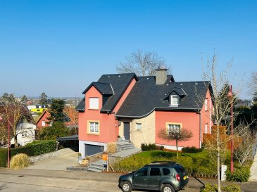 Veuillez contacter le +352 621 323 867 pour cette annonce

Maison d'exception!

ACTIVE INVEST vous propose à la vente cette MAGNIFIQUE VILLA individuelle de 200m2 sur 8,51 ares de terrain privatif. 

Située dans la rue des Gaulois du quartier exclusif résidentiel Angeldal.

La maison vous séduira par ses volumes généreux des pièces et une excellente organisation de l'espace.

La VILLA se trouve dans un excellent état :

Sous-sol :

-	Garage pour deux voitures (possibilité de garer quatre véhicules supplémentaires devant la maison et nombreux emplacements dans la rue à sens unique)

-	Grande cave sur la totalité de la surface de la maison

-	Chaufferie

-	Local technique

-	Bureau

-	Accès vers le jardin


Rez-de-chaussée:

-       Lumineux hall d'entrée

-	Grande veranda-living climatisée

-	Salle à manger

-	Cuisine totalement équipée (SIEMENS), ouverte/séparée (selon besoin)

-	WC séparé

-	Grande chambre à coucher 20.85 m2 avec salle de bain privatif

-	Bureau séparé

-	Accès vers jardin avec grande terrasse couverte avec barbecue et four pizza

1ier étage:

-	3 grandes chambres :

-       Chambre 1: 27.73 m2

-       Chambre 2: 14.52 m2

-       Chambre 3: 17.30 m2

-	Grande salle de bain avec baignoire, double lavabos et douche à l’italienne (Finitions hautes de gamme)

Divers
-	Construite en 1997
-       Carport 
-       Cheminée
-       Clima
-       Four à pizza
-	Maison récemment entièrement rénovée
-	Maçonnerie et façade isolante, 
-	Toiture isolée 
-	Fenêtres en PVC avec double vitrage.
-	Possibilité de garer quatre véhicules supplémentaires devant la maison, voire dans la rue
-             Finitions hautes de gamme
-	La maison se trouve dans une rue très calme sans issue.


Cette maison dispose de tout le confort possible et bénéficie d'une situation exceptionnelle. Elle est proche de toutes commodités, non loin des axes de circulation routier, proche des transports publics, proche du centre commercial, et des établissements scolaires dont l'école primaire Boudersberg à 200m.  La situation géographique est très calme et largement verdurée.


Pour plus d’informations ou organiser une visite veuillez contacter le +352 621 323 867.



Schwätze Lëtzebuergesch: All Informatiounen kennt dir gären och op Lëtzebuergesch kréien!

Spreche Deutsch: Alle Informationen können Sie gerne auch auf Deutsch bekommen!

Speak English: We can provide you all the Information in English!

