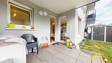 Votre agence IMMO LORENA de Pétange, partenaire de la CHAMBRE IMMOBILIERE DE Luxembourg a choisi pour vous un MAGNIFIQUE APPARTEMENT REZ DE JARDIN de 2 chambres à vendre, idéalement situé à PETANGE, d'une superficie totale de 93 m2 habitables, à proximité des transports en commun et de toutes commodités.

Composition du bien :
Votre agence IMMO LORENA de Pétange, partenaire de la CHAMBRE IMMOBILIERE DE Luxembourg a choisi pour vous un MAGNIFIQUE APPARTEMENT REZ DE JARDIN de 2 chambres à vendre, idéalement situé à PETANGE, d'une superficie totale de 93 m2 habitables, à proximité des transports en commun et de toutes commodités.

Composition du bien :

- Un Hall d'entrée d'une superficie de 11,51 m2
- Un magnifique double Living ouvert vers la cuisine toute équipée faisant un total de 43,40 m2 donnant accès à la terrasse de 7,42 m2 et son jardin privatif d'environ 67 m2 avec une bonne orientation.
- Deux chambres donnant accès à la deuxième terrasse :
- 14,81 m2
- 13,44 m2
- La deuxième terrasse de 13,14 m2:
- Une salle de bain de 4,86 m2 avec douche
- Un WC séparé de 1,11 m2 

TOTAL DE M2 HABITABLES: 93 m2

CARACTERISTIQUES DE L'APPARTEMENT:
- Résidence construite en 2014
- Double vitrage
- Une cave privative.
- Buanderie commune
- L'appartement dispose d'un jardin privatif avec une bonne exposition 
- Un emplacement intérieur privatif

CONCLUSION: 
L'APPARTEMENT SE TROUVE DANS UN EXCELLENT ETAT GENERALE. AUCUNS TRAVAUX A PREVOIR
Pas de frais d'agence pour le futur acquéreur

Pour tout contact et plus de renseignant veuillez contacter l'agence Immo Lorena Lux Sarl:
Numéro de l'agence: +352 50 93 32
Joanna RICKAL: +352 621 36 56 40
Vitor PIRES: +352 691 761 110

L'agence ImmoLorena est à votre disposition pour toutes vos recherches ainsi que pour vos transactions LOCATIONS ET VENTES au Luxembourg, en France et en Belgique. Nous sommes également ouverts les samedis de 10h à 19h sans interruption.