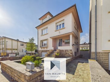 Situated in a pleasant residential area in Roeser, this house built in 1960 has a living area of approximately 130 m² with a total surface area of 238 m² on a plot of 4.10 ares.

In very good general condition, it offers beautiful volumes spread over several levels and consists of the following:

The ground floor opens onto a spacious entrance hall of ± 16 m² leading to a fitted kitchen of ± 10 m² as well as a generous living room of ± 36 m² enhanced by a fireplace. A separate WC of ± 2 m² completes this level.

The first floor hosts the sleeping area comprising two bedrooms of ± 17 m² each as well as an office of ± 10 m². A bathroom of ± 7 m², a separate WC of ± 4 m², and a landing of ± 9 m² complete the layout of this floor. The top level features a large undeveloped attic of approximately 54 m², offering great potential for expansion and many layout possibilities to create additional living space according to your desires and needs.

The basement offers generous ancillary spaces and includes two garages of approximately ± 16 and 23 m², a laundry room of ± 10 m², two cellars of ± 8 and 19 m², as well as a boiler room of ± 11 m². A landing of ± 7 m² ensures the distribution of this entire level.

Services and equipment:

- Heating by radiators.
- Gas boiler.
- PVC frames.
- Double glazing.
- Electric shutters.
- Flooring in tiles, laminate, and floorboards.
- Roof in slates and concrete.
- Energy passport G-G.
- Availability at the deed.

Environment and amenities:

The house benefits from a practical location in Roeser, with a bus stop located about 20 meters away, as well as schools and the train station approximately 300 meters away. Quick access to the A3 motorway facilitates travel to Luxembourg City and the main hubs of the country. The municipality also offers many amenities and infrastructures, including restaurants, a pharmacy, a swimming pool, and playgrounds. The proximity to the forest, cycling paths, and hiking trails also allows for enjoying a green and pleasant environment on a daily basis.

Agent responsible: Alexandre Apolinario  
Tel: +352 691 282 214  
E-mail: alexandre@vanmaurits.lu