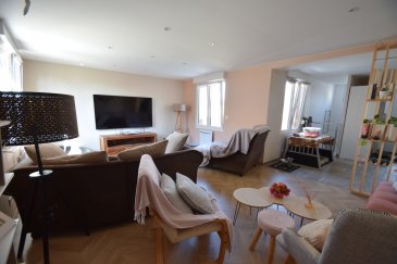 ImmoHouse vous propose ce superbe appartement 4 chambres entièrement rénové avec entrée indépendante idéalement situé à Boulange.

Au sein d'une petite copropriété de 3 unités cet appartement coup de coeur de 130m² se compose de :

- Un agréable hall d'entrée
- Un grand salon/salle à manger très lumineux 
- Une cuisine équipée ouverte sur la pièce de vie
- 4 grande chambres à coucher
- Une salle de bain avec douche wc et fenetre
- Un wc séparé
- Un placard de rangement
- Un sous-sol améangé en bureau ou chambre /salle de fitness

A cela s'ajoutent:
- Une superbe terrasse avec grand jardin sans vis à vis
- Une cave privative
- Une buanderie

Stationnement directement sur la rue et parking à proximité

Un magnifique objet à découvrir ...