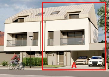 Maison jumelée de haut standing ! Prix 3% TVA comprise !<br><br>Vous recherchez la maison de vos rêves pour votre famille ou chacun peut avoir son indépendance ? <br><br>Dans ce cas, nous avons réalisé la maison qu\'il vous faut avec ces atouts indéniables (Jardin, deux terrasses, Véranda, Deux loggias, Garage en largeur pour deux voitures, Un grand Sous-sol) avec sa surface utile totale 320 m². <br><br>Situé dans un quartier résidentiel très calme de Mondercange cette maison possède les atouts pour vous faire rêver. <br><br>Disposition : <br><br>Sous-sol :<br>- Un très grand sous-sol.<br><br>RDC : <br>- Hall d\'entrée ;<br>- Pièce de vie ouverte ;<br>  Attenante à la véranda, terrasse et au <br>  jardin ;<br>- WC séparé ;<br>- Garage pour deux voitures en largeur (deux emplacements extérieurs.<br><br>1er étage : <br>- Chambre N°1 - Incluant une salle de bain et une loggia ;<br>- Chambre N°2 - Incluant un dressing, une terrasse et salle de bain.<br><br>2? étage : <br>- Chambre N°3 - Incluant une salle de bain et une terrasse <br>- Chambre N°4 - Incluant une salle de bain et une loggia.<br><br>Vous souhaitez plus d\'informations ?<br><br>Prenez contact avec nous pour en discuter.<br><br>M. Varenne Jordan :<br>Tél : 691 129 633<br>Mail : jordan@efapromo.lu<br><br>M. Grana Elvir :<br>Tél : 691 255 036<br>Mail : info@efapromo.lu