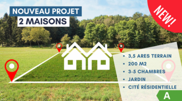 Sur les deux maisons neuves en vente, une est d'ores et déjà vendue. Il reste une dernière opportunité disponible.

Exclusivement chez ACTIVE INVEST

Maison neuve haut standing à Mondorf-les-Bains
Découvrez cette magnifique maison unifamiliale, aux finitions haut de gamme, située dans un quartier résidentiel calme et prisé de Mondorf-les-Bains. Offrant des volumes généreux, une architecture moderne et un excellent confort de vie, cette propriété se déploie sur trois niveaux avec terrasses, garage double et espace fitness (possible).

Agencement de la maison :
Rez-de-jardin / sous-sol (+/-110m2)
Garage double 
Salle de fitness ou chambres à coucher avec SDB
Buanderie 
Chaufferie 
Hall d'entrée 

Rez-de-chaussée (+/-110m2)
Cuisine ouverte entièrement équipée  
Salle à manger lumineuse 
Séjour spacieux avec accès terrasse 
Bureau/ Chambre (possible) ou agrandissement du séjour 
WC séparé 
Débarras 
Grande terrasse (31,50 m²)
Jardin 

Étage (zone nuit) (+/-110m2)
Suite parentale avec dressing et salle de bain privative 
Deux autres chambres 
Salle de bain commune 
Terrasse (21,01 m²)

Des importantes modifications de l'agencement et les  choix des matériaux sont possibles.

Spécificités techniques :
Chauffage au sol
Ventilation double flux
Pompe à chaleur
Châssis PVC triple vitrage
Stores électriques
Finitions haut de gamme
Doubles emplacements intérieurs
Ascenseur possible

Localisation idéale :
Située dans un quartier calme et verdoyant à Mondorf-les-Bains
Proche des commerces, écoles (nouvelle école européenne), crèches et transports en commun
À deux pas de la forêt, du parcours sportif et de toutes commodités
Accès rapide vers Luxembourg-Ville, Schengen, Remich,

Plans disponibles sur demande
Contactez-nous dès maintenant pour une visite :
 info@active-invest.lu
+352 621 323 867


Nous construisons avec des entreprises solvables ! 
Nous garantissons l'achèvement de la construction !  
Nombreuses achèvement les dernières années ! 
Veuillez-nous contactez, on a plusieurs chantiers en cours. Vous pouvez voir l'évolution de nos récents chantiers (VEFA).