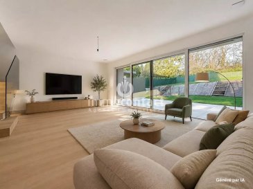 MAISON DISPONIBLE DIRECTEMENT A L'ACTE.

Découvrez cette opportunité exclusive proposée par Immo-Contact :

une superbe maison neuve de 382.18m² au total, offrant 282.18m² d'espace habitable, nichée à Bertrange, à proximité de l'école européenne.

Cette demeure spacieuse présente des volumes généreux, comprenant une suite parentale complète avec chambre, espace dressing et salle de bains, ainsi que trois autres chambres à coucher.

Dotée d'un ascenseur, la maison est agencée comme suit :

Rez-de-chaussée :

- Hall d'entrée
- Salon donnant accès directement à la terrasse de 32 m² et au jardin
- Salle à manger
- Espace cuisine

1er étage :

- Hall de nuit
- Chambre d'environ 35m² avec salle de bains et espace dressing
- Deux chambres d'environ 16 m² chacune
- Salle de bain avec douche et toilettes

Étage en retrait avec accès par ascenseur :

- Suite parentale traversante de 55m² avec accès à deux terrasses

Sous-sol :

- Hall d'entrée
- Toilettes séparées
- Garage pour quatre voitures
- Cave d'environ 21m²
- Buanderie
- Chaufferie

Seule la cuisine est à rajouter.

Son emplacement idéal à proximité de l'école européenne, du lycée Josy Barthel de Mamer, de plusieurs crèches, du parc du Brill, des arrêts de bus, des services de santé et du centre commercial La Belle Etoile en fait un lieu de vie privilégié.

Pour obtenir plus d'informations, n'hésitez pas à nous contacter au  621.758.643 ou par e-mail à anastasia.feron@immocontact.lu.

Nous vous fournirons volontiers la documentation complète les plans et le cahier des charges, sur demande.

 ---------- 
HOUSE AVAILABLE DIRECTLY FROM THE DEED.

Discover this exclusive opportunity offered by Immo-Contact:

a superb new house of 382.18m² in total, offering 282.18m² of living space, nestled in Bertrange, close to the European school.

This spacious home boasts generous volumes, including a master suite complete with bedroom, dressing area and bathroom, as well as three other bedrooms.

Equipped with a lift, the house is arranged as follows:

Ground floor:

- Entrance hall
- Living room with direct access to the 32 m² terrace and garden
- Dining area
- Kitchen area

1st floor:

- Night hall
- Master bedroom of around 35 m² with bathroom and dressing area
- Two bedrooms of around 16 m² each
- Bathroom with shower and toilet

Recessed floor with lift access:

- 55 m² master suite with access to two terraces

Basement :

- Entrance hall
- Separate toilet
- Garage for four cars
- Cellar of 21m² approx.
- Utility room
- Boiler room

Its ideal location close to the European School, the Josy Barthel de Mamer secondary school, several crèches, the Brill park, bus stops, health services and the La Belle Etoile shopping centre makes it a great place to live.

The residence is equipped with all modern amenities and complies with the latest energy standards.

For more information, please contact us on 352 621 75 86 43 or by e-mail at info@immocontact.lu.

We will be happy to provide you with full documentation, plans and specifications on request.