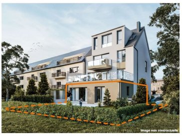 Immo Nordstrooss vous propose un appartement de haut standing à vendre une petite résidence de 4 unités. <br>La résidence se trouve dans un quartier calme et désirable de Bonnevoie, proche des écoles, salle de sports, commerces et transports. Parking disponible sur la rue. <br><br>L\'appartement de +/- 106m2 se compose comme suite:<br>- rez de chaussée: <br>- living, cuisine,<br>- 3 chambres a coucher, <br>- 2 sdb, <br>- WC séparé, <br>- grande terrasse avec jardin, <br>- grande baie vitrée donnant sur jardin, <br><br>Prix: 1171000 (TVA 3%) avec parking disponible au sous sol<br><br>Pour plus de renseignements veuillez nous contacter au 691 850 805.<br>