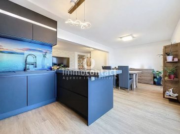 L'agence immobilière Immo-Contact vous propose ce magnifique appartement de +/− 101m² situé à Niederkorn.

Situé dans une résidence calme, cet appartement bénéficie d’un emplacement particulièrement recherché, à proximité immédiate de toutes les commodités, des commerces, des transports et des axes principaux.
L’appartement séduit par sa luminosité, son agencement fonctionnel et son potentiel d’aménagement.
Ses volumes bien pensés en font un bien idéal tant pour une résidence principale que pour un investissement.

L'appartement se compose comme suit :

- Hall d'entrée
- Pièce de vie comprenant espace salle à manger et salon avec accès directe au balcon
- Cuisine équipée ouverte sur la pièce de vie
- Balcon
- 3 Chambres à coucher, dont une avec suite parentale comprenant douche, WC et espace dressing
- Salle de bain avec douche et WC
- WC séparés

Un place de parking intérieur, une cave et une buanderie en commun viennent compléter ce bien.

À savoir :
- Appartement entièrement rénové en 2020
- Aucun travaux à prévoir
- Disponibilité immédiate
- Opportunité d’acquérir une deuxième place de parking extérieure pour 25.000 €.

Visites possibles en semaine et le samedi.

Pour toutes informations contactez-moi au +352 26 311 992.

Estimation de votre bien (sous 48h), contactez nous +352 26 311 992 ou sur info@immocontact.lu.

 ---------- 
The estate agency Immo-Contact is pleased to present this magnificent flat of approximately 101m² located in Niederkorn.

Situated in a quiet residential complex, this flat enjoys a particularly sought-after location, within easy reach of all amenities, shops, transport links and major roads.
The flat is appealing for its brightness, its practical layout and its potential for refurbishment.
Its well-designed layout makes it an ideal property for both a main residence and an investment.

The flat comprises:

- Entrance hall
- Living area comprising a dining area and lounge with direct access to the balcony
- Fitted kitchen opening onto the living area
- Balcony
- 3 bedrooms, one of which is a master bedroom with en-suite facilities including a shower, toilet and dressing area
- Bathroom with shower and WC
- Separate WC

An indoor parking space, a cellar and a shared laundry room complete this property.

Key points:
- Apartment fully renovated in 2020
- No further work required
- Available immediately
- Opportunity to purchase a second outdoor parking space for €25,000.

Viewings available during the week and on Saturdays.

For further information, please contact me on +352 26 311 992.

For a valuation of your property (within 48 hours), please contact us on +352 26 311 992 or at info@immocontact.lu.