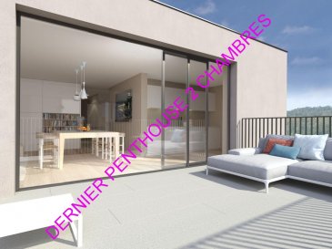 REMAX , spécialiste de l\'immobilier au Luxembourg , vous propose a LORENTZWEILER, proche  du KIRCHBERG ce beau penthouse lumineux de 87 m2 environ composé de 2 chambres , l\'une avec accès terrasse de 9 m2 41, d\'un open space pour les pièces du jour ,salon, séjour et cuisine d\'environ 54 m2, une salle de bain-wc<br><br>Situé dans une Résidence haut de gamme composée de 6 appartements avec  ascenseur, parking couvert, <br>Vous serez séduit par les performances énergétiques (triple A) et techniques ainsi que de la qualité du bâti. La rationalité et l\'équipement de l\'appartement , les matériaux utilisés , les prestations confèrent à ce penthouse un véritable label d\'excellence . <br>A titre d\'exemple quelques points forts du cahier des charges tel que ascenseur,chauffage au sol, pompe à chaleur, panneaux solaires, triple vitrage, ventilation double flux stores électriques, vidéo- parlophonie , faïence murales full hauteur dans les pièces d\'eauàetc <br><br>Le prix affiché est un PRIX AVEC TVA 3 %. Dans le prix de vente est compris 2 emplacements pour voiture ainsi qu\'une cave privative<br>N\'hésitez pas à me contacter pour lecahier des charges, descriptif et toute information. Contact Bertrand GILL    Gsm 691 89 80 10    bertrand.gill@remax.lu<br><br />Ref agence :5095649