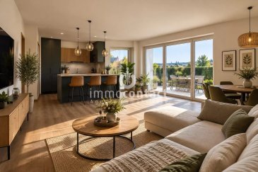 IMMO CONTACT vous propose ce bel appartement d’une superficie habitable d’environ 60 m², situé à Alzingen, dans un environnement résidentiel agréable à proximité de Luxembourg-Ville.

L’appartement se compose comme suit :

* Hall d’entrée
* Lumineux séjour avec cuisine ouverte équipée
* Une chambre à coucher avec espace de rangement
* Salle de bains moderne
* Accès direct à une grande terrasse
* Agréable jardin privatif, idéal pour profiter pleinement des beaux jours

En sous-sol :

* Emplacement de parking intérieur privatif
* Cave privative

Les atouts de ce bien :

* Environ 60 m² habitables
* Appartement lumineux
* Cuisine ouverte équipée
* Grande terrasse
* Jardin privatif
* Une chambre à coucher
* Parking intérieur
* Cave privative
* Ascenseur
* Environnement calme et résidentiel
* Prix négociable

Une localisation idéale

Situé à Alzingen, l’appartement bénéficie d’une localisation particulièrement intéressante, permettant de profiter d’un environnement résidentiel agréable tout en restant à proximité de toutes les commodités :

* Commerces et restaurants
* Transports en commun
* Écoles et infrastructures
* Accès rapide aux principaux axes routiers
* Luxembourg-Ville à quelques minutes

Un bien idéal pour une personne seule ou un couple à la recherche d’un appartement confortable et lumineux, avec le véritable avantage d’un espace extérieur privatif.

N’hésitez pas à venir le découvrir. Prix négociable !

Visites possibles en semaine et le samedi.

Pour toute information complémentaire ou pour organiser une visite, contactez-nous au +352 26 311 992.

Estimation gratuite de votre bien sous 48h : +352 26 311 992 ou info@immocontact.lu.*

 ---------- 
IMMO CONTACT is pleased to offer this beautiful apartment with approximately 60 m² of living space, located in Alzingen, in a pleasant residential area just a few minutes from Luxembourg City.

The apartment is composed as follows:

* Entrance hall
* Bright living room with fully equipped open-plan kitchen
* One bedroom with storage space
* Modern bathroom
* Direct access to a large terrace
* Pleasant private garden, perfect for enjoying sunny days

In the basement:

* Private indoor parking space
* Private cellar

Key features of the property:

* Approximately 60 m² of living space
* Bright and welcoming apartment
* Fully equipped open-plan kitchen
* Large terrace
* Private garden
* One bedroom
* Indoor parking space
* Private cellar
* Elevator
* Quiet and residential environment
* Negotiable price

An ideal location

Located in Alzingen, the apartment enjoys an attractive location combining a peaceful residential setting with easy access to all essential amenities:

* Shops and restaurants
* Public transport
* Schools and local facilities
* Quick access to major road connections
* Luxembourg City just a few minutes away

An ideal property for a single person or a couple looking for a comfortable and bright apartment with the added benefit of a private outdoor space.

Come and discover this property. Price negotiable!

Viewings are available during the week and on Saturdays.

For further information or to arrange a viewing, please contact us at +352 26 311 992.

Free property valuation within 48 hours: +352 26 311 992 or info@immocontact.lu.*