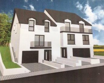 Future construction clé en mains.
Maison libre de 3 côtés de 178 m²  habitable sur 3,12 ares de terrain.
Proposant:
Au rdch: garage pour 2 voitures + un emplacement extérieur.
1er étage : hall d'entrée, living, cuisine avec accès à la terrasse et au jardin, 1 chambre à coucher, salle de bains et wc séparé.
2 ème étage : 3 chambres à coucher, salle de bains et wc séparé.
sous sol : cave, buanderie 

Construction à basse énergie (A/B)
Prestations de qualités,  triple vitrage, chauffage au gaz.