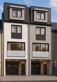 Terrain sans contrat de construction  
Autorisation pour une maison jumelée de 130m²  
3-4 chambres  
2 terrasses  
double garage  
jardin