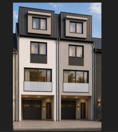 Terrain sans contrat de construction  
Autorisation pour une maison jumelée de 130m²  
3-4 chambres  
2 terrasses  
double garage  
jardin