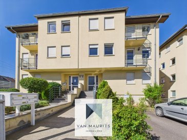 Situé dans la commune de Schifflange, au 1ier étage d'une petite copropriété bien entretenue datant de 2003, cet appartement d'une surface habitable de ± 88 m² se compose comme suit :

Au 1ier étage un hall d'entrée dessert un séjour salon/salle à manger avec accès à un balcon, une cuisine équipée/aménagée, 2 chambres dont 1 avec balcon et une salle de bain (baignoire, douche, meuble lavabo, miroir, wc).

Au sous-sol une buanderie commune et une cave privative.

Au rez-de-chaussée un garage privatif avec cave ainsi qu'un emplacement de parking privé extérieur complètent l'offre.

Détails complémentaires :
-	Passeport énergétique F - F
-	Chaudière au gaz, chauffage par radiateurs avec calorimètres,
-	Fenêtres châssis PVC, double vitrage, volets manuels, stores
-	Garage privatif et emplacement de parking extérieur privatif

Conditions :
-	Appartement libre à partir de 01.09.2025
-	Les visites débuteront la 1ière semaine de septembre 2025
-	Loyer 2.000,- €/mois
-	Avances sur charges 200,- €/mois
-	Garantie bancaire 2 mois de loyer
-	Bail 2 ans + renouvellement annuel
-	Frais d'agence 1 mois de loyer réparti 50/50 entre bailleur et locataire

Personne de contact :
M Philippe Mélard
email : philippe@vanmaurits.lu