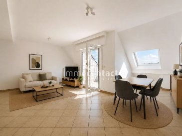 L'agence immobilière Immo-Contact vous propose ce magnifique duplex de +/− 116m² situé à Limpertsberg.

Idéalement situé dans l'une des rues les plus calme du quartier, l'appartement vous séduira par sa luminosité grâce à son exposition Sud.
Ce bien offre des espaces de vie lumineux et agréables tout au long de la journée. 

Vous profiterez d’un environnement paisible tout en étant à proximité immédiate de toutes les commodités : commerces, écoles, transports en commun, parcs, restaurants et services sont facilement accessibles.

Ce bien représente une excellente opportunité, aussi bien pour une résidence principale que pour un investissement.

L'appartement, au 2ème étage, se compose comme suit :

- Pièce de vie comprenant espace salle à manger et salon, avec accès directe au balcon
- Cuisine équipée ouverte sur pièce de vie
- Chambre à coucher
- Salle de bains avec WC et fenêtre

A l'étage supérieur:
- Chambre avec suite comprenant douche et fenêtre

Un garage box comprenant une place de parking, une place de parking extérieure et une buanderie en commun viennent compléter ce bien.

À savoir :
- Aucun travaux à prévoir
- Disponibilité immédiate

Visites possibles en semaine et le samedi.

Pour toutes informations contactez-moi au +352 26 311 992.

Estimation de votre bien (sous 48h). contactez nous +352 26 311 992 ou sur info@immocontact.lu

 ---------- 
The estate agency Immo-Contact is pleased to present this magnificent duplex of approximately 116m² situated in Limpertsberg.

Ideally situated on one of the quietest streets in the neighbourhood, the flat will charm you with its brightness thanks to its south-facing aspect.
This property offers bright and pleasant living spaces throughout the day. 

You’ll enjoy a peaceful setting whilst being within easy reach of all amenities: shops, schools, public transport, parks, restaurants and services are all easily accessible.

This property represents an excellent opportunity, whether as a main residence or an investment.

The flat, on the 2nd floor, is laid out as follows:

- Living area comprising a dining area and lounge, with direct access to the balcony
- Fitted kitchen opening onto the living area
- Bedroom
- Bathroom with WC and window

On the upper floor:
- En-suite bedroom with shower and window

A garage unit comprising one parking space, one outdoor parking space and a shared utility room complete this property.

Please note:
- No renovation work required
- Available immediately

Viewings can be arranged on weekdays and Saturdays.

For further information, please contact me on +352 26 311 992.

Get a valuation of your property (within 48 hours). Contact us on +352 26 311 992 or at info@immocontact.lu