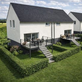 Maison individuelle libre de 4 côtés, idéale pour une vie sereine et connectée au cœur du Luxembourg.  
Adresse : 82 Haaptstrooss - Born (6661, commune d'Echternach)  

Cette propriété exceptionnelle libre de 3 côtés d'une superficie brute +/-208m2 exposé NORD/OUEST, face à la Sûre et à l'Allemagne dans un cadre verdouillant, dans un village paisible alliant tradition et modernité.  

La maison est agancée comme suit :  
Rez-de-chaussée : 2 places de parkings extérieures, 2 places de parkings couverts et une cave, ainsi que l'entrée -/+9,00 m2  

Au 1er étage :  
Un living et cuisine ouverte de +/- 41,90 m² avec accès à une terrasse généreuse de +/- 18 m².  
WC sépar et local technique  

1er Étage :  

4 chambres à coucher :  
Chambre 1 : +/- 13,02 m².  
Chambre 2 : +/- 13,08 m².  
Suite parentale : +/- 19,10 m² avec salle de douche privative et dressing  
Salle de bain avec fenêtre équipée d'une double vasque, baignoire et WC.  

Chauffage & Confort thermique  
Un système de chauffage dernière génération pour un confort optimal et des économies d'énergie significatives :  
- Pompe à chaleur Viessmann Vitocal 200S, technologie silencieuse et ultra-performante  
- Plancher chauffant basse température (< 35°C) sur l'ensemble de la surface habitable, marque Zevotherm, chaleur douce et homogène dans chaque pièce  
- Régulation thermostatique pièce par pièce pour un confort personnalisé  
- Eau chaude sanitaire assurée par la pompe à chaleur via un ballon Vitocell 300L, économique et écologique  

Menuiseries Extérieures  
Des menuiseries haute performance pour une isolation thermique et acoustique irréprochable :  
- Profils PVC REHAU / SCHÜCO coloris gris anthracite extérieur, esthétique moderne et durable  
- Triple vitrage à faible émissivité 48 mm (vide d'air 18 mm) avec un coefficient U = 0,50 W/m²K ? isolation thermique maximale  
- Porte d'entrée PVC gris anthracite, panneau plein ou vitré, fermeture de sécurité 3 points d'ancrage  
- Tablettes extérieures en aluminium laqué gris anthracite  
- Volets roulants PVC gris anthracite, lames double paroi 8/37 mm en caisson isolé (ROKATOP) avec motorisation électrique et commande va-et-vient  

Finitions intérieures  
- Carrelage grand format 60×60 dans les pièces de vie  
- Parquet stratifié dans les chambres  
- Sanitaires Villeroy & Boch / Hansgrohe, douche spacieuse, WC suspendus, meubles vasques design  
Extérieur  
- Terrasse en grès cérame  
- Accès garage aménagé  
- Terrain prêt pour aménagement paysager  

Emplacement stratégique et commodités quotidiennes  
Born profite d'une situation géographique privilégiée dans la région Est du Luxembourg, facilitant les déplacements vers les grands centres :  
- Accès autoroute : Proximité de l'autoroute A6 pour rejoindre Luxembourg-Ville et l'Allemagne  
- Transports en commun : Lignes de bus locales comme la B19 reliant Grevenmacher à Echternach (30 arrêts, incluant écoles), avec infos en temps réel via mobiliteit.lu. À partir de janvier 2026, renforcement des bus scolaires région Sud via RGTR pour un accès optimal aux lycées.  
- Écoles et éducation : Dessert bien les établissements secondaires de la région Sud et Est ; lignes dédiées (ex. VDL pour Luxembourg-Ville, ATSEEE pour l'extérieur) assurent le transport scolaire fiable, avec campus accessibles en bus.  
- Vie pratique : Village dynamique avec commerces locaux le long de la Haaptstrooss, proximité d'Echternach pour services essentiels, et cadre naturel préservé propice à la qualité de vie.  

Prix affiché inclus une TVA mixte sous réservation, d'acceptation de l'administration de la TVA de l'enregistrement et des domaines.