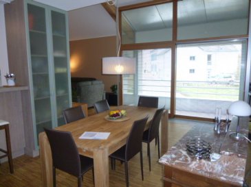 Magnifique duplex récent complètement meublé et équipé comprenant au 1er niveau : un très beau séjour avec cuisine équipée ouverte et accès vers le balcon, une buanderie, un WC séparé.  Au 2ème niveau : une grande chambre avec espace dressing et salle de douche, un emplacement de parking extérieur.
Appartement complètement meublé et équipé : tous les meubles, nombreux placards intégrés, vaisselle, TV, lave-linge, sèche-linge, congélateur.
Loyer mensuel : 1500 euros
Avances charges : 250 euros (chauffage, eau, électricité, internet/TV)