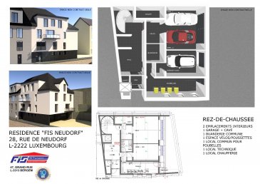 Fis Immobilière a l'honneur de vous présenter une petite résidence de 4 unités en classe AB.  
Etage 1 
L'appartement 1 se compose d'un débarras, d'un hall d'entrée, d'un wc séparé, d'une cuisine non équipée - living, d'une terrasse,  d'une chambre à coucher, d'un dressing et d'une d'une salle de douche.
Etage 1
L'appartement 2 se compose, d'un hall d'entrée, d'un wc séparé, d'un débarras, d'une cuisine non équipée - living, terrasse,  d'une chambre à coucher, d'un dressing et d'une d'une salle de douche.
Etage 2 
L'appartement 3 se compose d'un living-cuisine, d'une terrasse, d'un WC séparé, d'un débarras, d'un hall, d'une salle de douche et de 3 chambres à coucher dont une suite parentale avec son dressing et sa salle de douche privée.

Etage 3
Appartement 4 
L'appartement se compose d'un hall d'entrée, d'un WC séparé, d'une cuisine ouverte sur séjour, d'une terrasse, de deux suite parentale avec chacune sa salle de douche privée et pour l'une d'entre elle un dressing.

AU Rez-de-chaussée 
- 3 emplacements intérieurs, un local pour les vélos , un local pour les poubelles et une buanderie commune.

Cette résidence sera équipée de fenêtres triple vitrage, panneaux solaires, chauffage au sol, VMC, etc. 


Demander plus d'infos Pour tout renseignement veuillez nous contacter au (+352 621 278 925) 