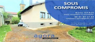 BIEN SOUS COMPROMIS !!!!!<br />En exclusivité AGORA, proposée par Nelly ISTACE 0601971733.<br />Maison individuelle F7, au calme !!!<br />Proche de toutes commodités à pieds, elle offre env 112m² hab sur 7 ares 10 ca...<br /><br />Les+: Très lumineuse ! Chauffage au gaz et TOUS LES GROS POSTES SONT RENOVES !<br />(Isolation toiture et sous-sol. Toiture révisée, rives et zinguerie neuves. DV et TRIPLE VITRAGE. Electricité et plomberie entièrement refaites, conduits de cheminées tubés.)<br /><br />On trouve de plain-pied .. une entrée, un wc séparé, un pallier qui dessert cuisine, 2 chambres, une salle de bain, un salon/séjour avec cheminée et une pièce \